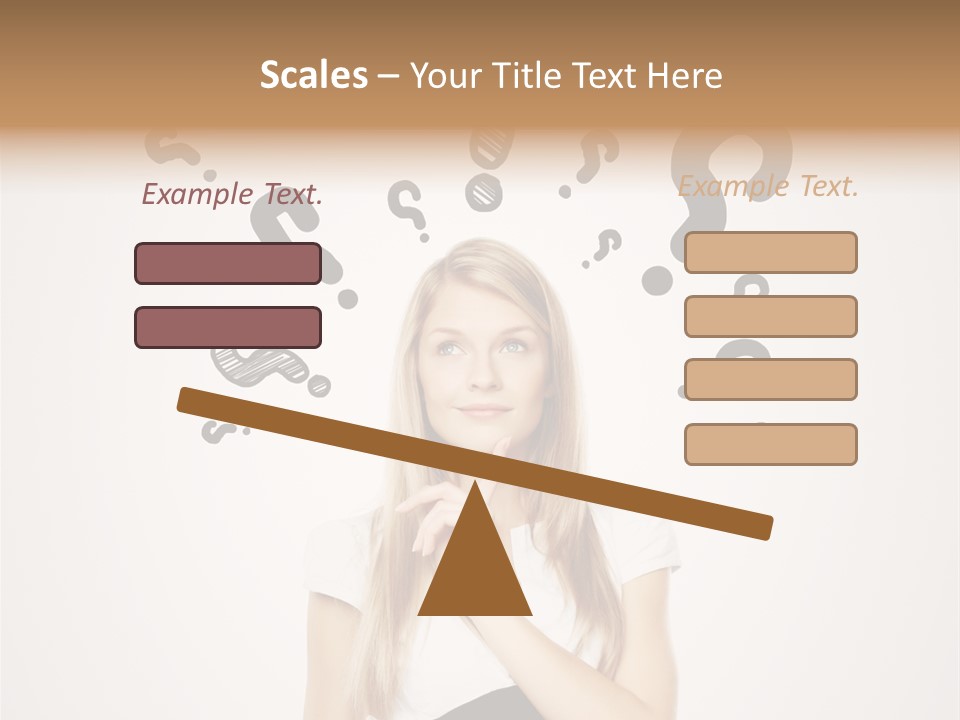 White Making Achievement PowerPoint Template