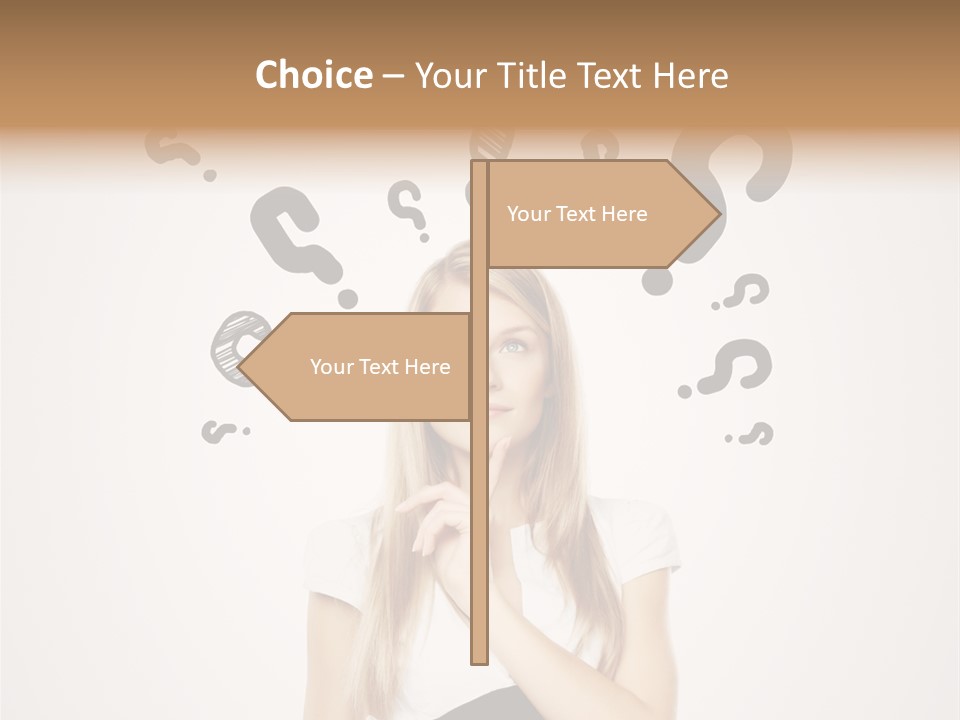 White Making Achievement PowerPoint Template