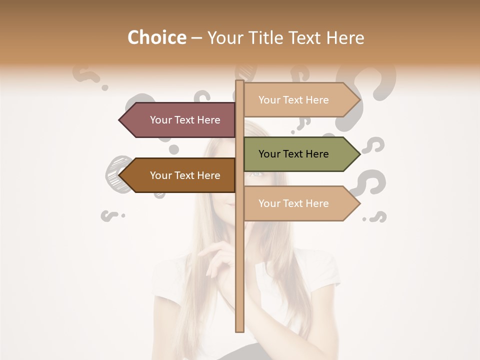 White Making Achievement PowerPoint Template