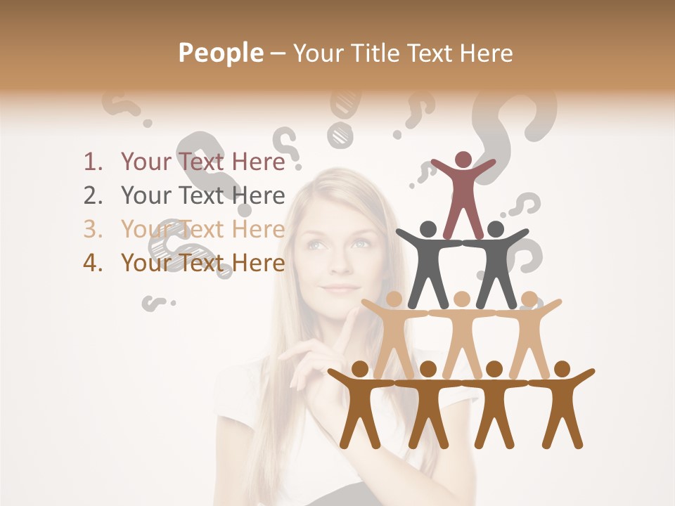 White Making Achievement PowerPoint Template