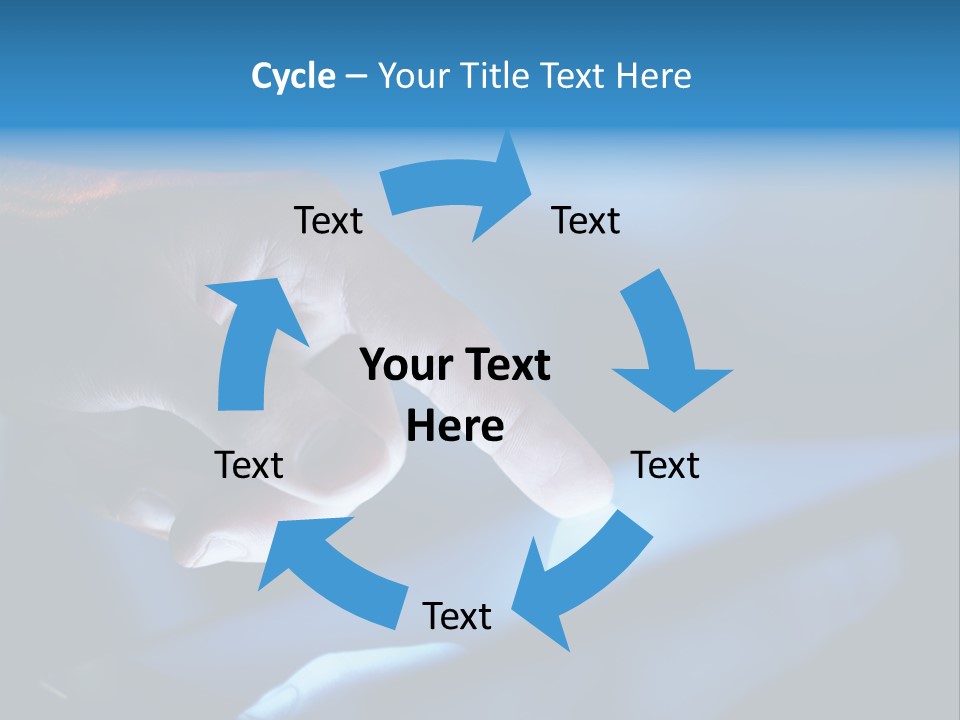 Empty Monitor Tablet PowerPoint Template