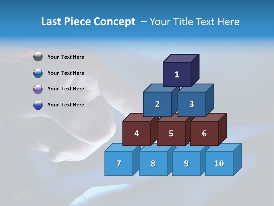 Empty Monitor Tablet PowerPoint Template
