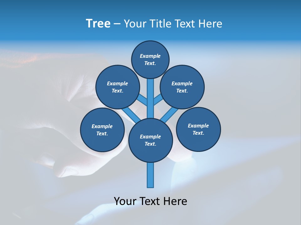 Empty Monitor Tablet PowerPoint Template
