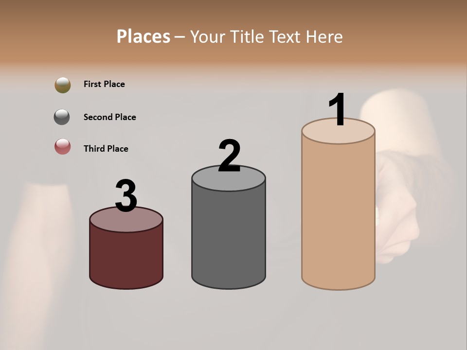 Night Button Hold PowerPoint Template