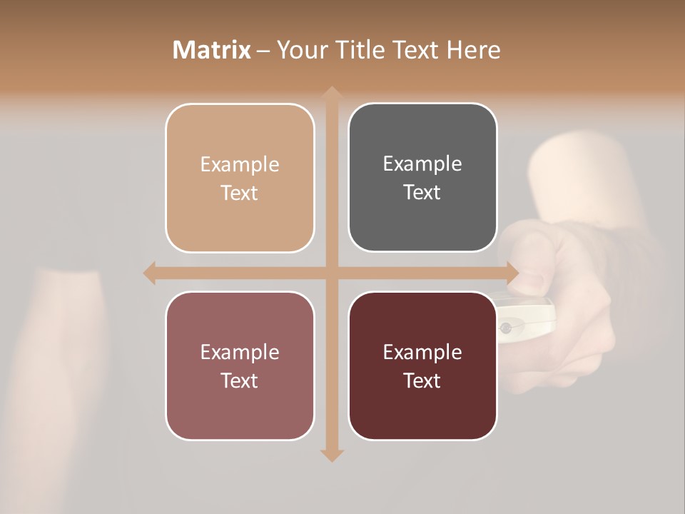 Night Button Hold PowerPoint Template