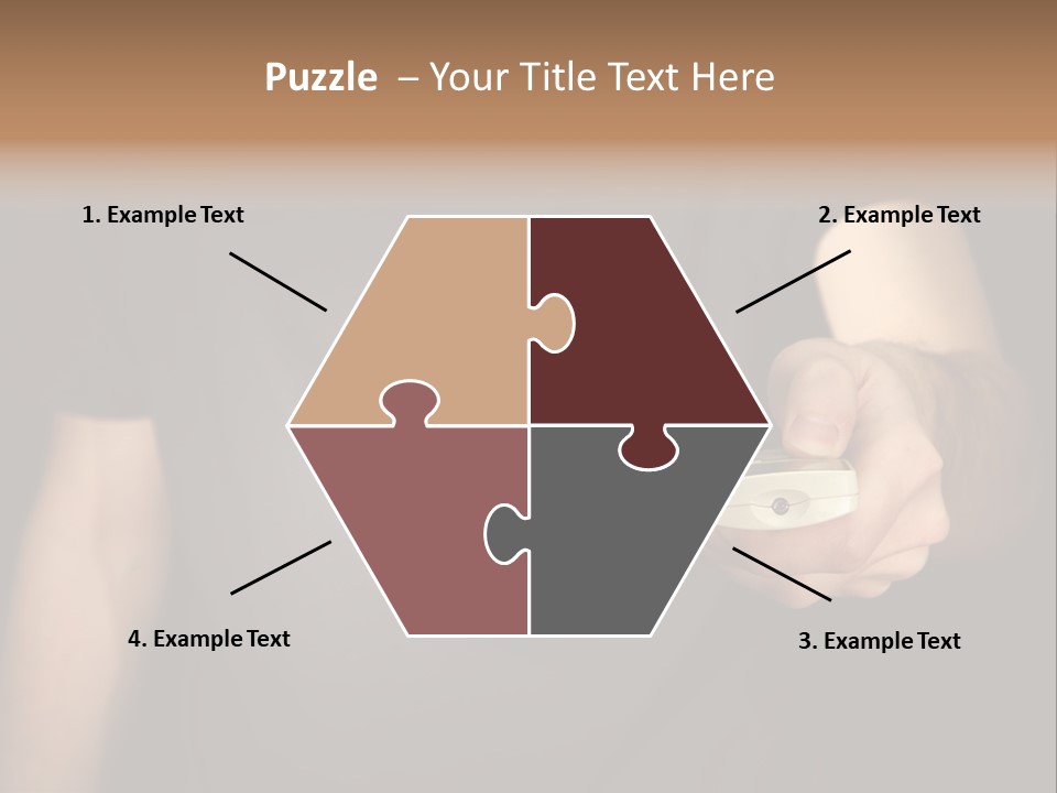 Night Button Hold PowerPoint Template