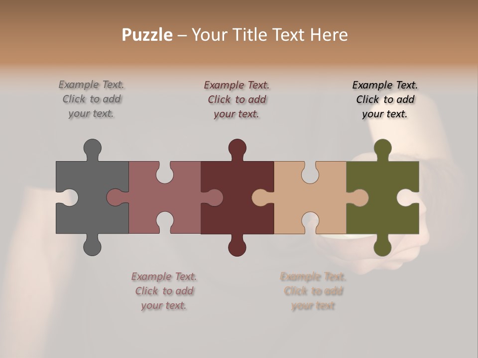 Night Button Hold PowerPoint Template