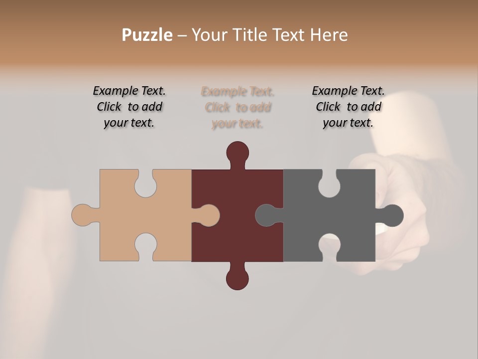 Night Button Hold PowerPoint Template