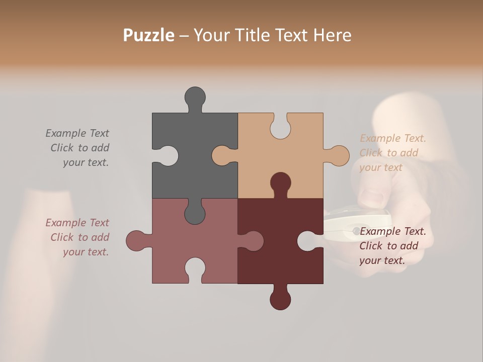 Night Button Hold PowerPoint Template