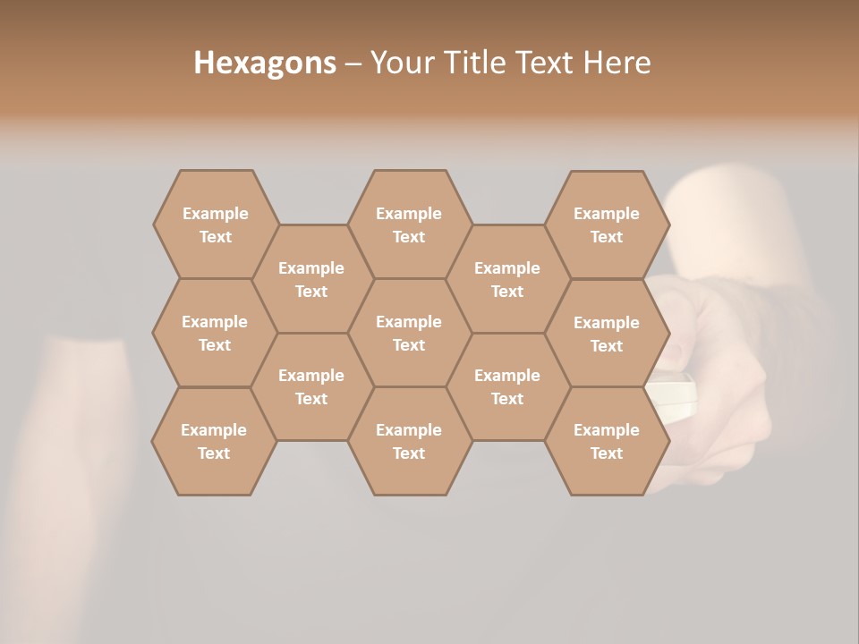 Night Button Hold PowerPoint Template