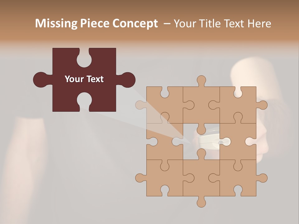 Night Button Hold PowerPoint Template