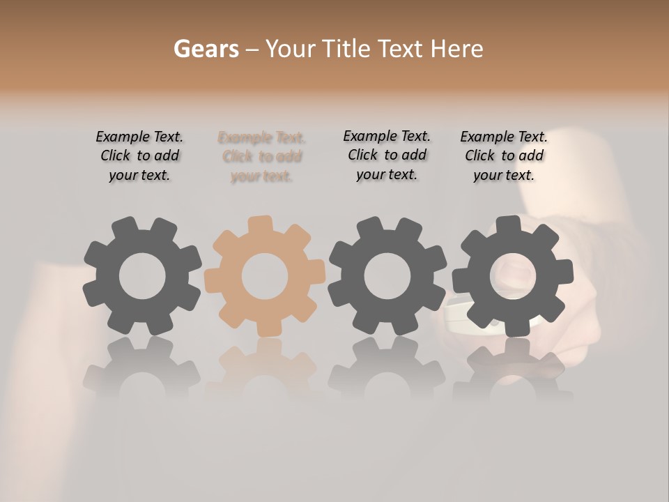 Night Button Hold PowerPoint Template