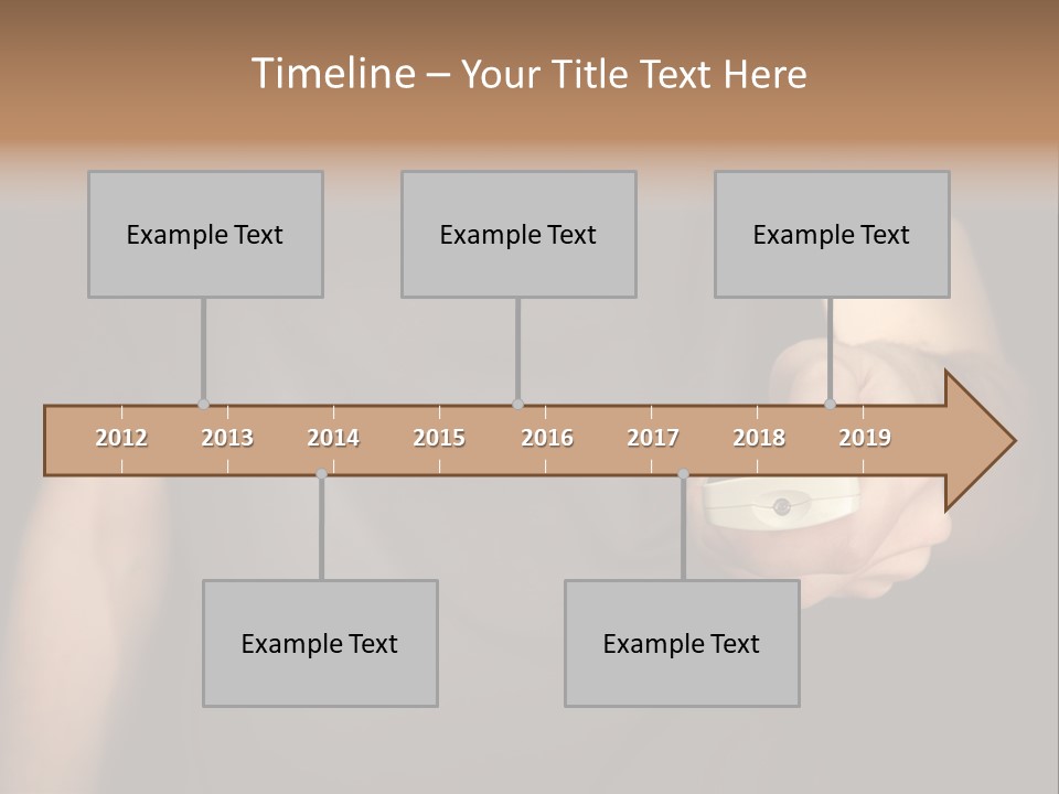 Night Button Hold PowerPoint Template