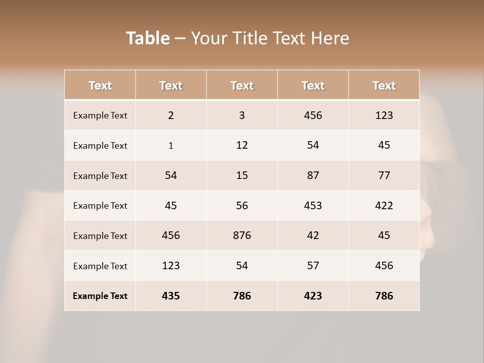 Night Button Hold PowerPoint Template