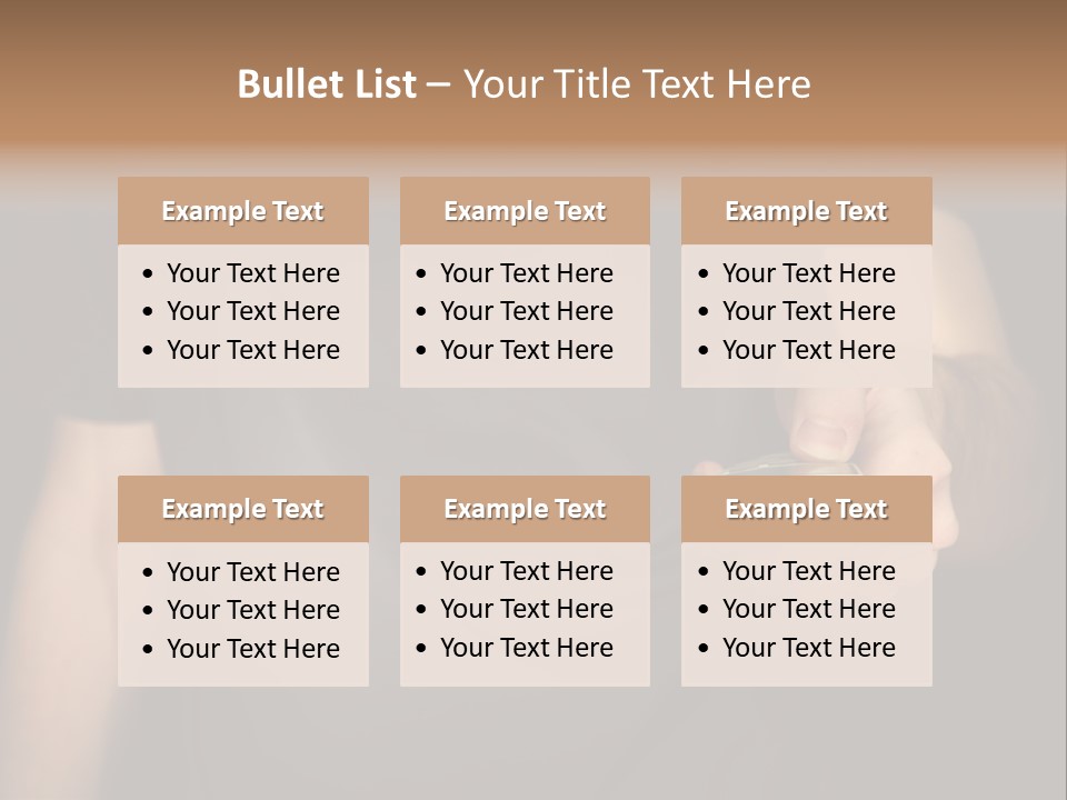 Night Button Hold PowerPoint Template