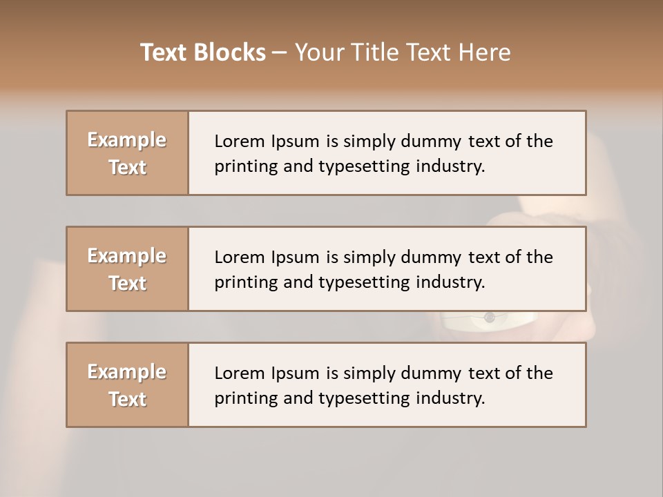 Night Button Hold PowerPoint Template