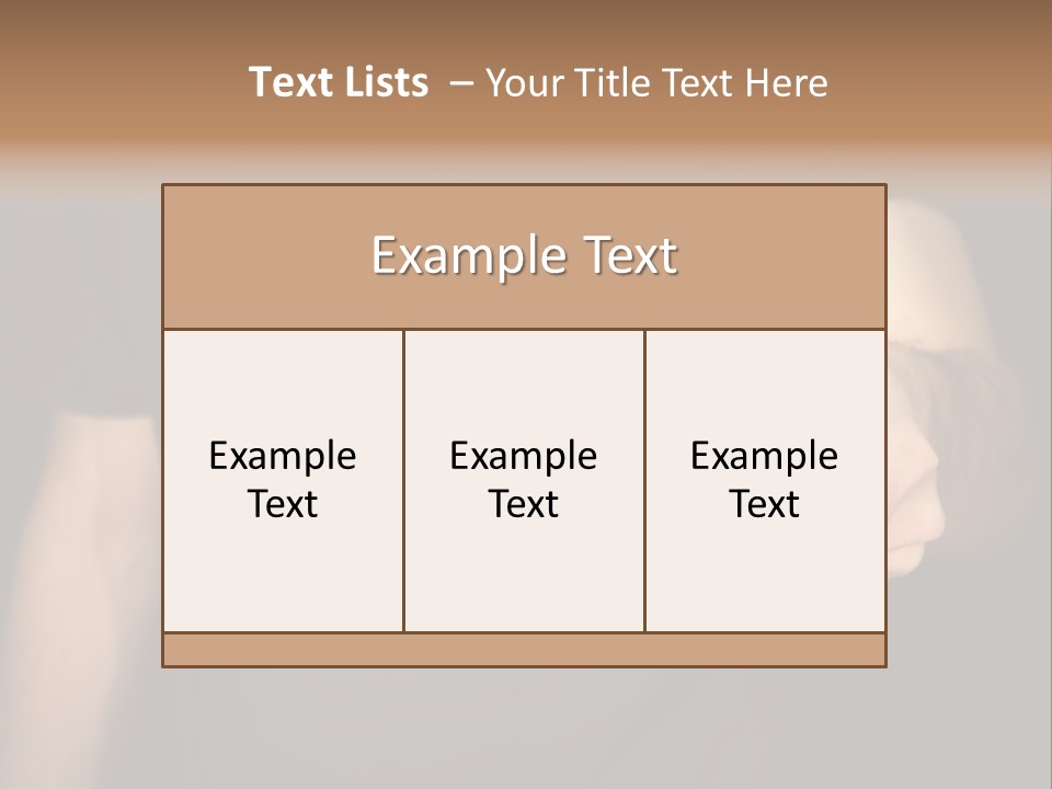 Night Button Hold PowerPoint Template