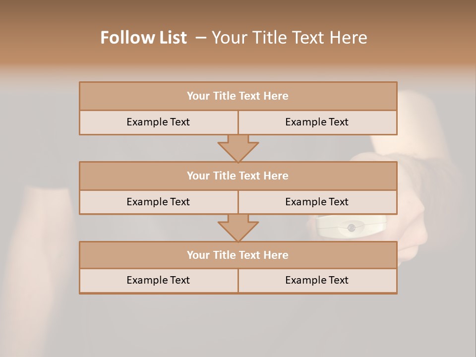 Night Button Hold PowerPoint Template