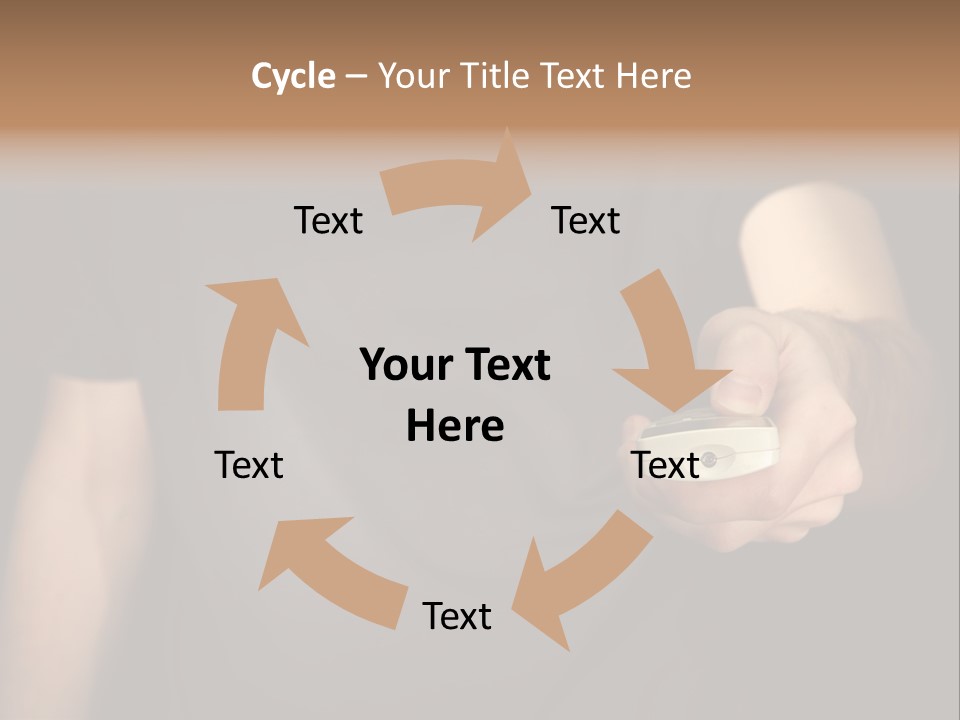 Night Button Hold PowerPoint Template