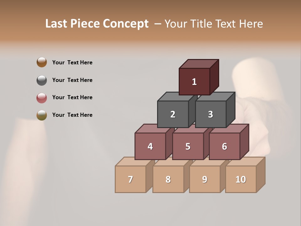 Night Button Hold PowerPoint Template
