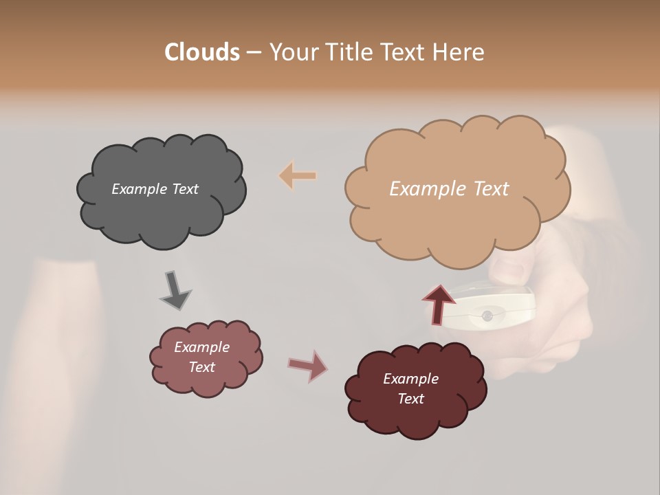 Night Button Hold PowerPoint Template
