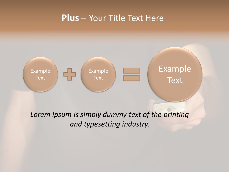 Night Button Hold PowerPoint Template