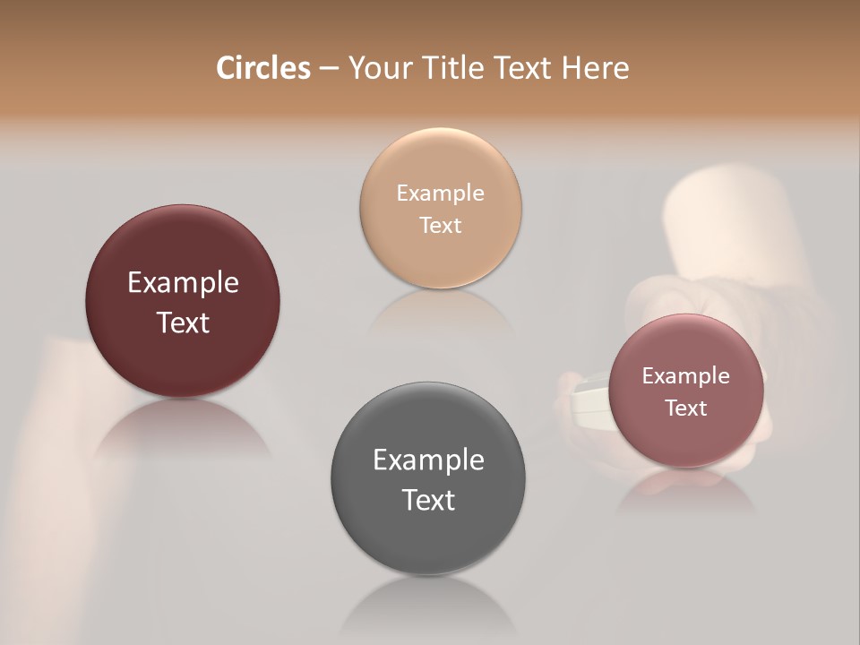 Night Button Hold PowerPoint Template