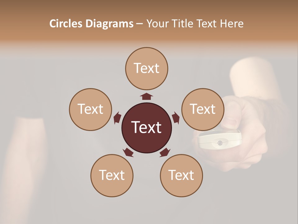 Night Button Hold PowerPoint Template