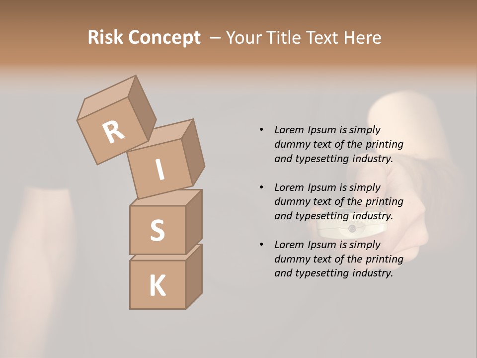 Night Button Hold PowerPoint Template