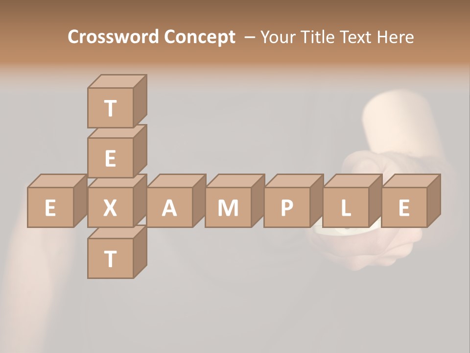 Night Button Hold PowerPoint Template