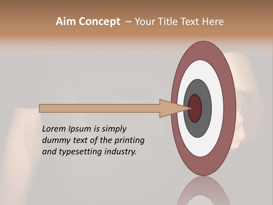 Night Button Hold PowerPoint Template