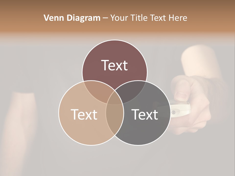 Night Button Hold PowerPoint Template
