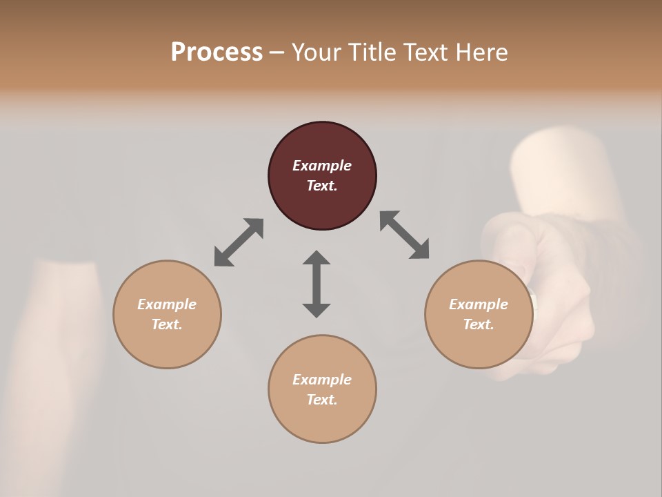 Night Button Hold PowerPoint Template