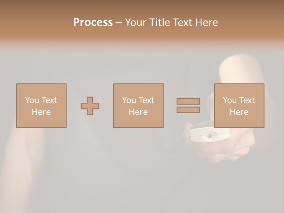 Night Button Hold PowerPoint Template