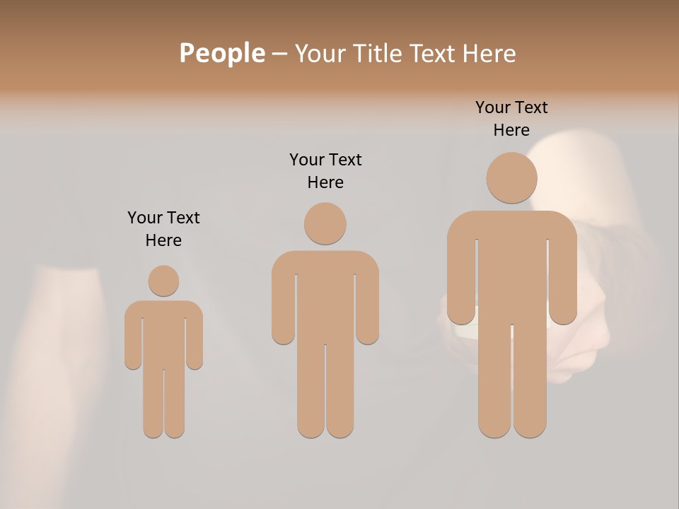 Night Button Hold PowerPoint Template