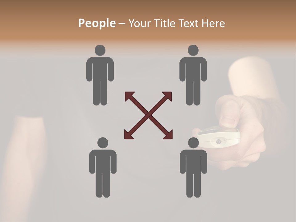 Night Button Hold PowerPoint Template