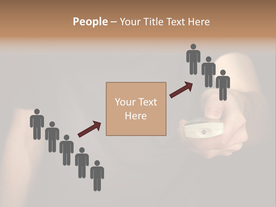 Night Button Hold PowerPoint Template
