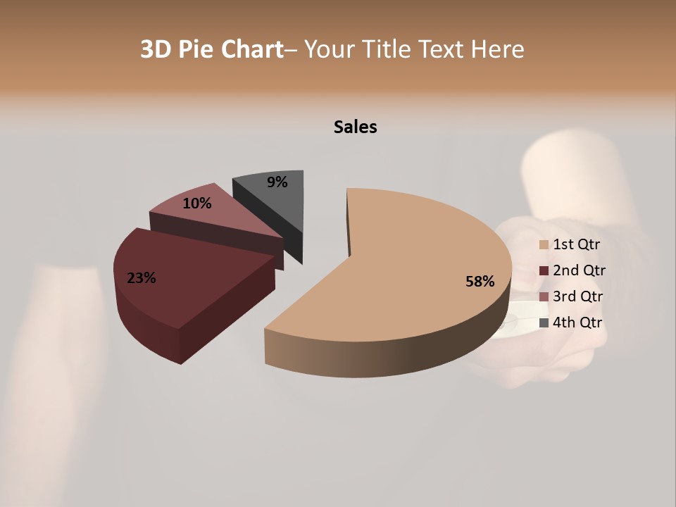 Night Button Hold PowerPoint Template