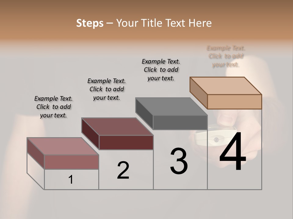 Night Button Hold PowerPoint Template