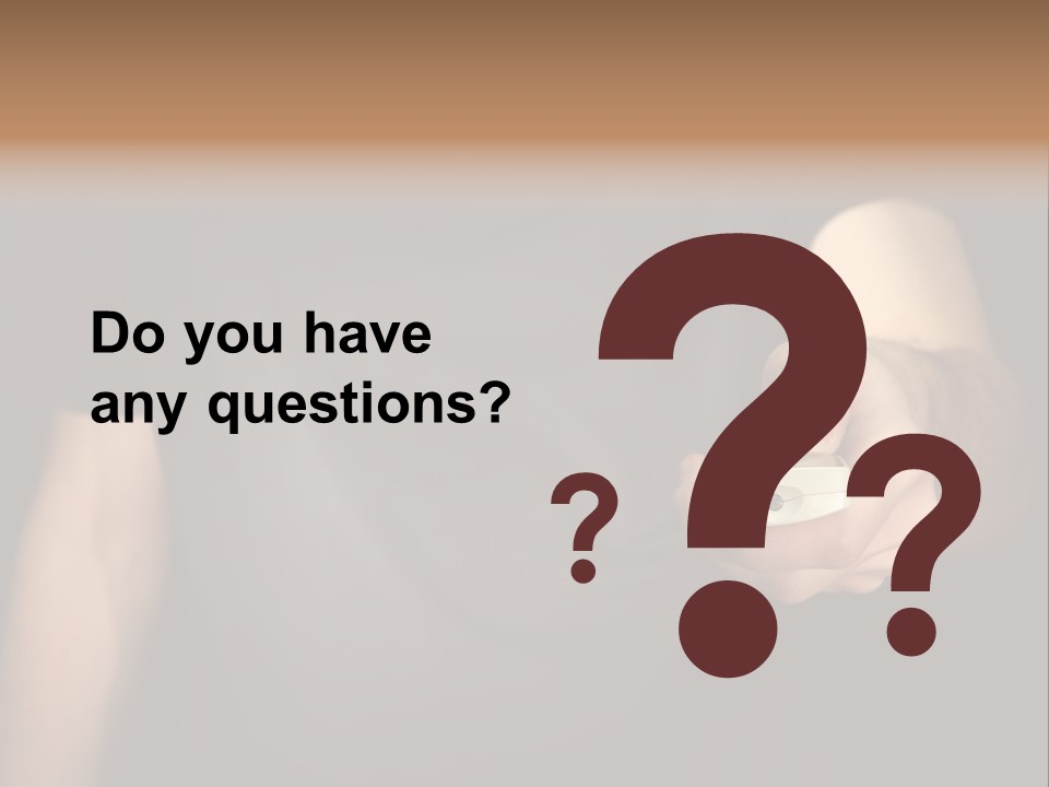 Night Button Hold PowerPoint Template