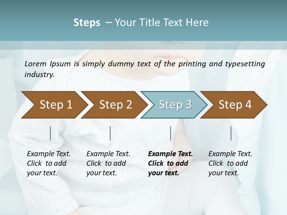 Move Yellow Blue PowerPoint Template