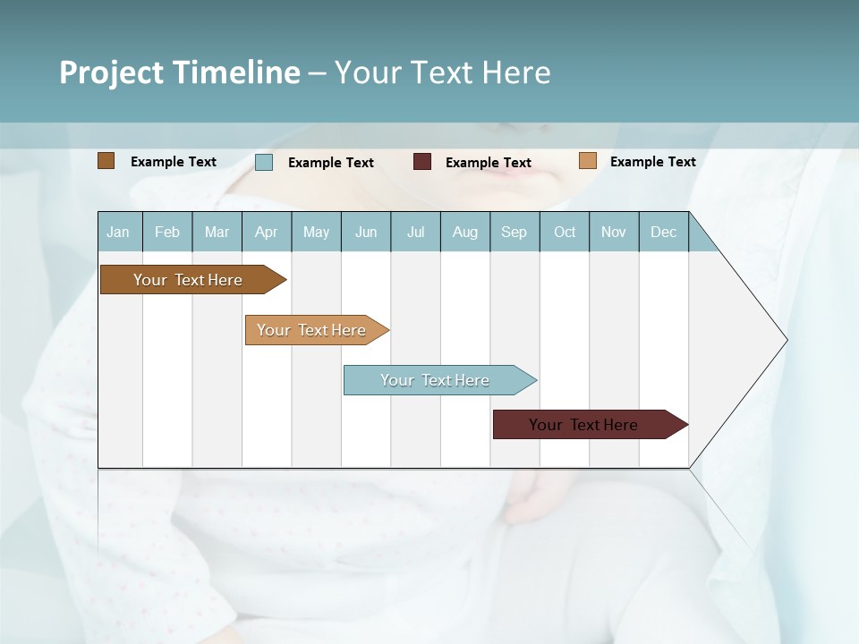 Move Yellow Blue PowerPoint Template