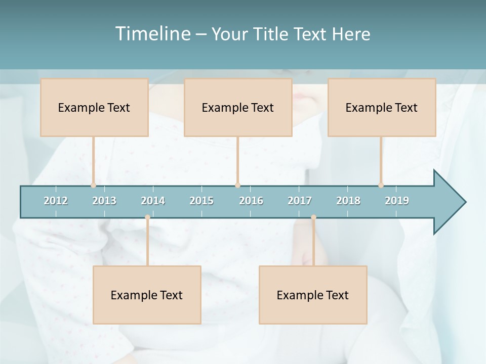 Move Yellow Blue PowerPoint Template
