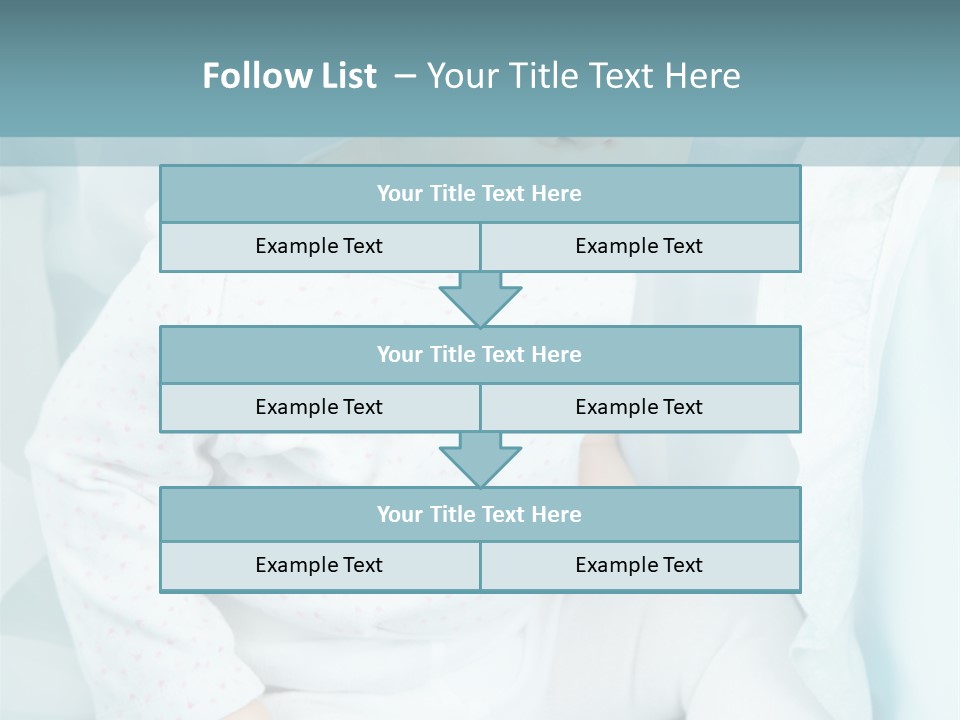 Move Yellow Blue PowerPoint Template