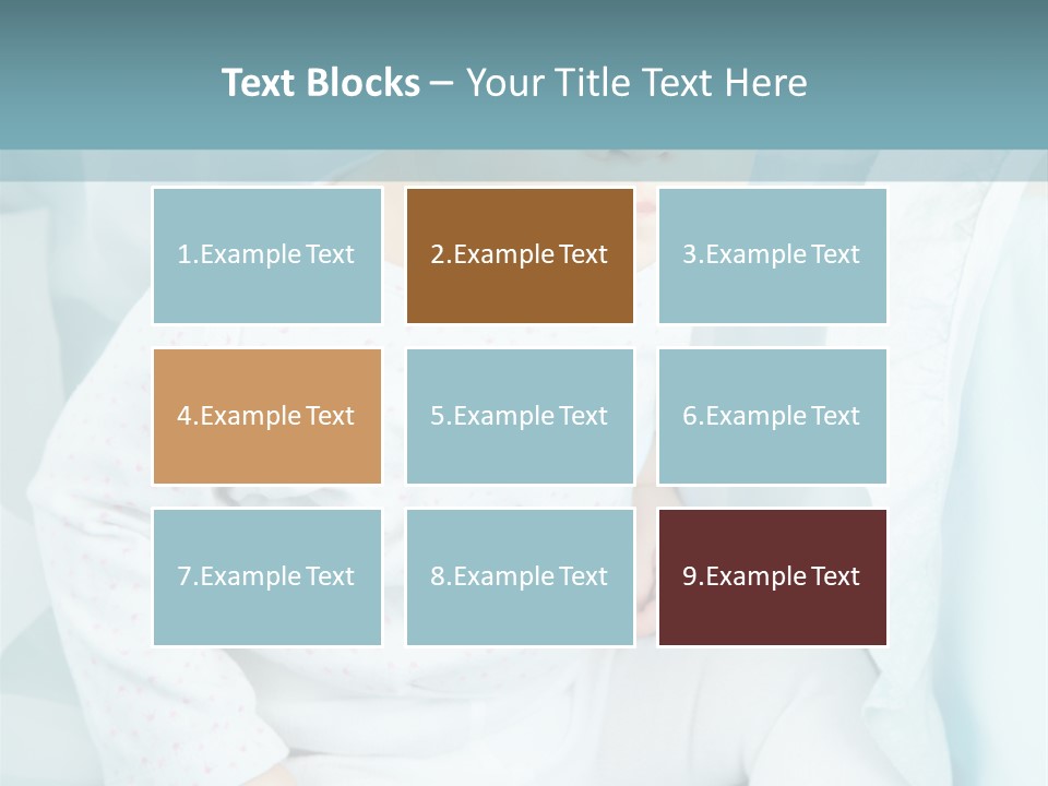 Move Yellow Blue PowerPoint Template