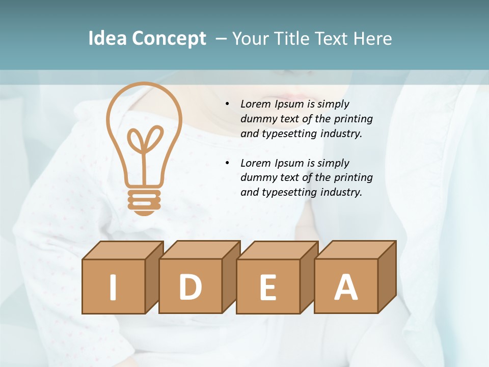 Move Yellow Blue PowerPoint Template