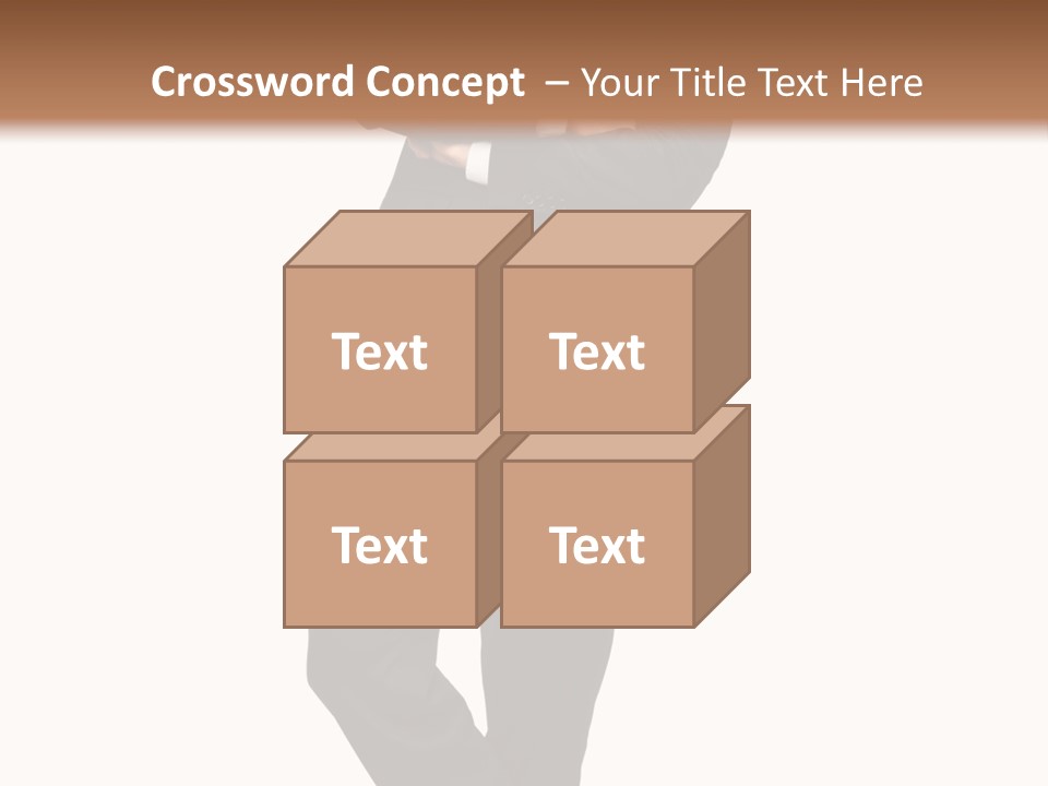 Length Male Success PowerPoint Template