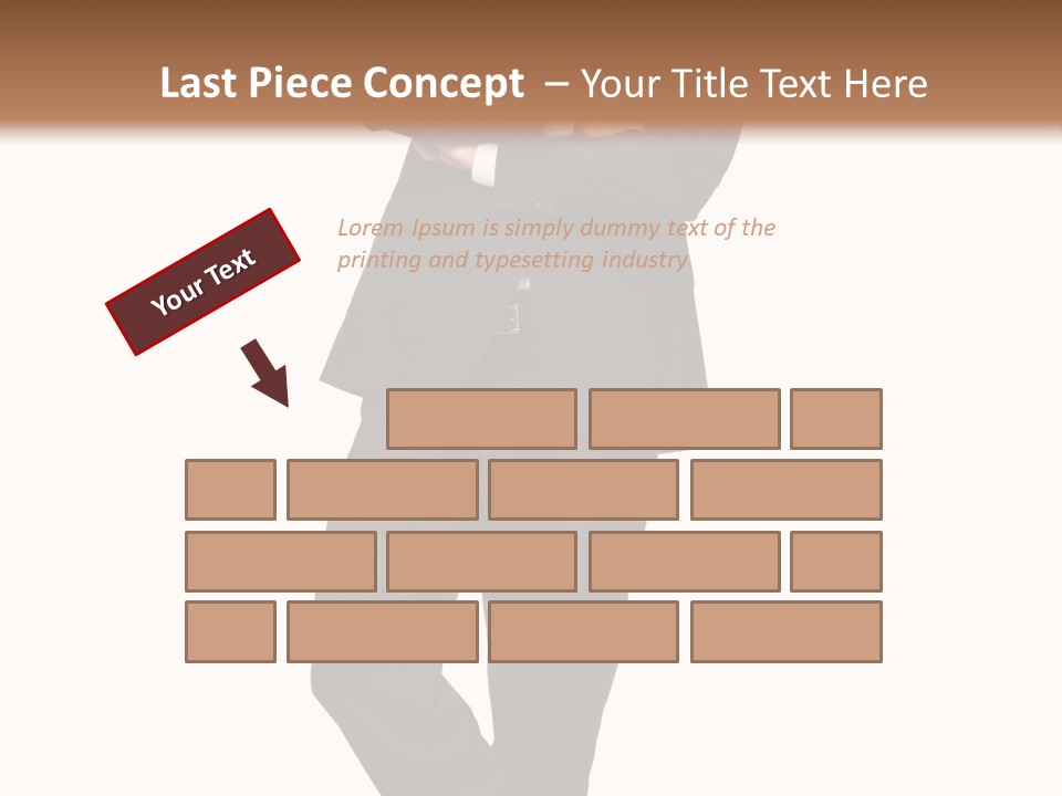 Length Male Success PowerPoint Template