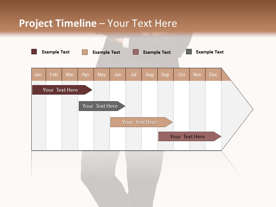 Length Male Success PowerPoint Template