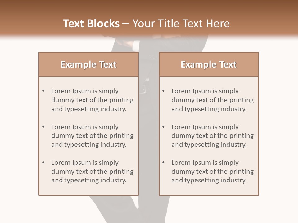 Length Male Success PowerPoint Template